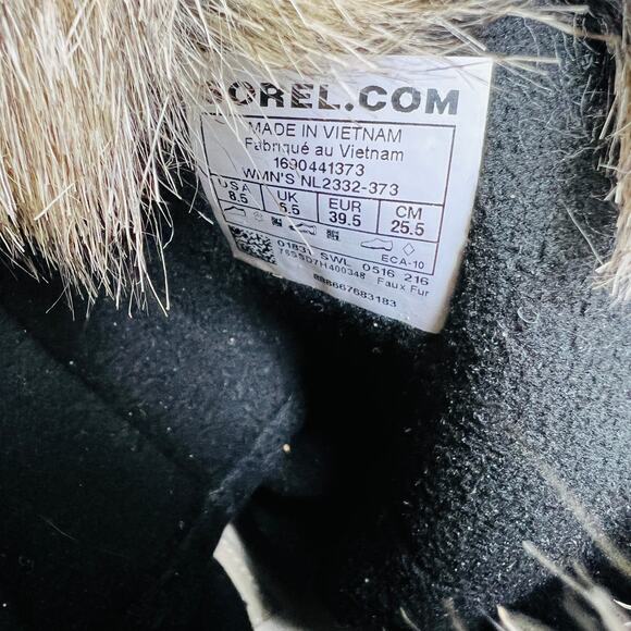 Sorel Tofino II Fur Trim Tall Snow Boots Waterproof Weather Winter Outdoor - 8.5 - Picture 7 of 7